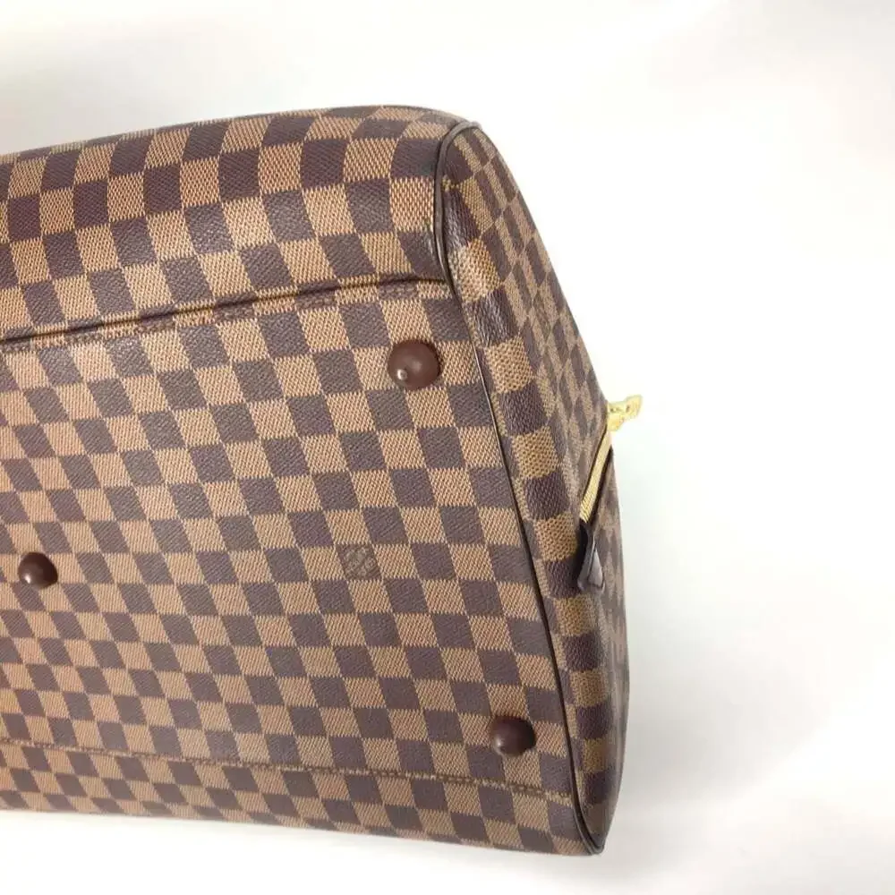 LOUIS VUITTON Brown Damier Canvas Boston Bag